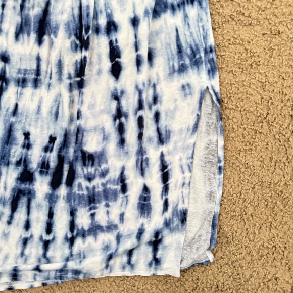 Lauren Ralph Lauren Blue Tie Dye Skirt Size M - Picture 3 of 11